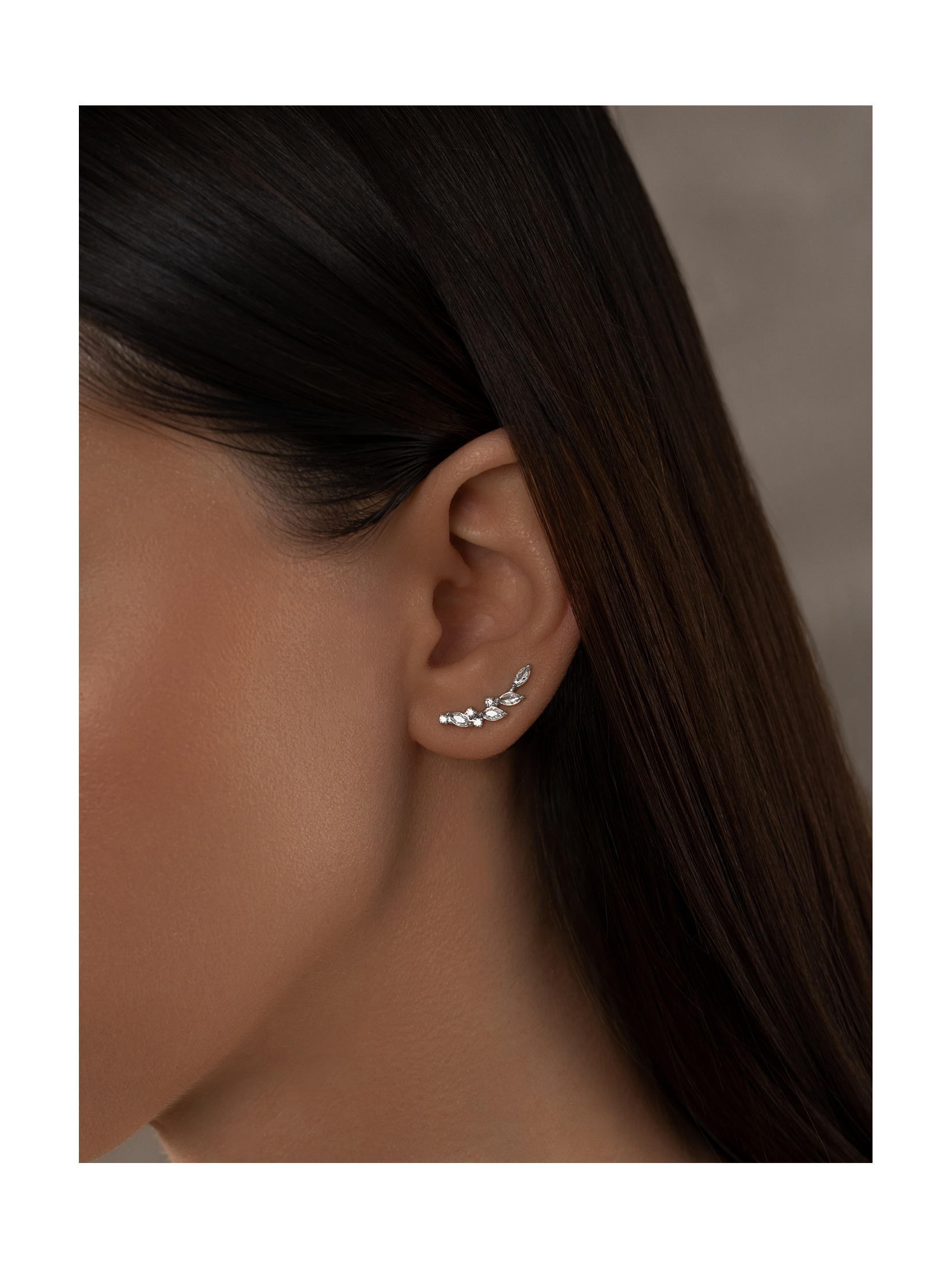 Серьги клаймберы Нимфа