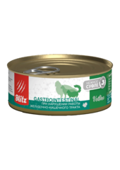 Влажный корм консервы для кошек при нарушениях работы ЖКТ Blitz Vetline Cat Gastrointestinal 0,1 кг. 16 штук