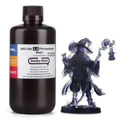 Фотополимерная смола Elegoo ABS-Like Resin V3.0 Colored, дымный черный (Smoky black) (1 кг)