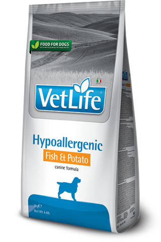 Farmina Vet Life Hypoallergenic при аллергии, собаки, сухой, рыба картофель (12 кг)
