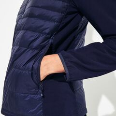 Женская теннисная куртка Lacoste Women’s SPORT Water-Resistant Down-Filled Puffer Jacket - navy blue