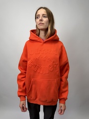 Oversize Худи " Ultra Runner " orange