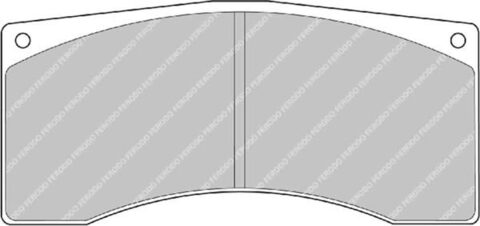 FRP302R Тормозные колодки дисковые спортивые DS3000