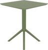 Стол пластиковый складной Siesta Contract Sky Folding Table 60, оливковый