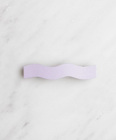Заколка Zig Zag mini лилового цвета
