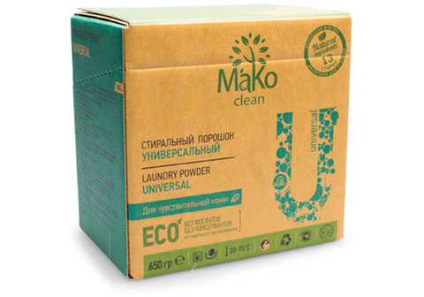 Стиральный порошок MaKo Clean "Universal", 650г