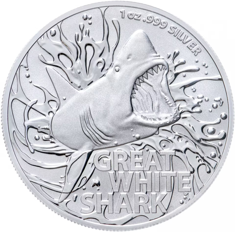 1 доллар 2021 Большая белая акула Австралия