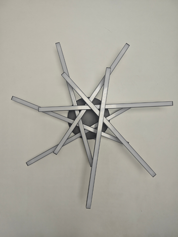 Потолочная светодиодная люстра Mirastyle XL-60123/7B SBK