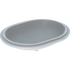 Geberit VariForm Раковина с установкой под столешницу  эллиптичекой формы, T1=55х40 см, без отв. под смеситель, без отв. перелива фото