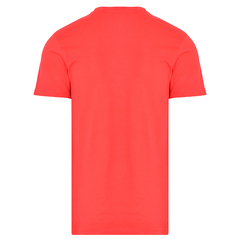 Теннисная футболка Australian Cotton T-Shirt Brush Line Print - rosso vivo