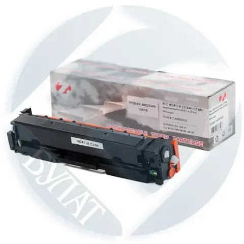 Тонер-картридж 7Q W2411A (216A) Голубой для HP CLJ M155, M182 (850 стр.), новая версия чипа