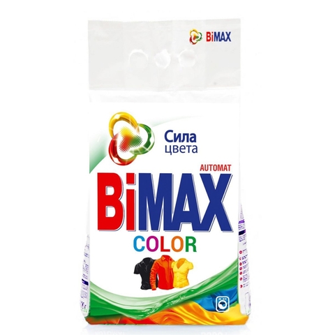 Стиральный порошок BiMAX Color автомат 3 кг м/у Нефис РОССИЯ