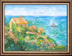 Картина маслом на холсте Тихая гавань