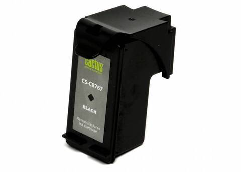 Картридж струйный Cactus CS-C8767 №130 черный (29мл) для HP DJ 5740, 5743, 5745, 5748, 5793, 5940, 5943, 6540, 6540d, 6540dt, 6543, 6543d, 6620, 6623, 6840, 6843, 6940, 6940dt, 6943, 6980series, 6980dt, 6983, 6985, 9800series, 9860, DJ 6310, 6310xi,