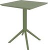 Стол пластиковый складной Siesta Contract Sky Folding Table 60, оливковый