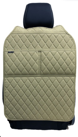 Накидка на спинку сиденья / органайзер (из экокожи) ЛЮКС