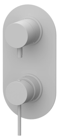 REMER X92BO Смеситель для ванны/душа на 2 потока скрытый монтаж (скрытая часть в комплекте) x style