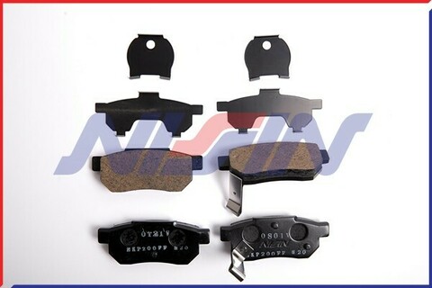 Колодки  NISSIN   NPO-108W-SA (в комплекте 4 пластины)