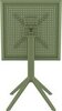 Стол пластиковый складной Siesta Contract Sky Folding Table 60, оливковый