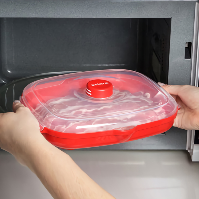 Контейнер для приготовления бекона в СВЧ Sistema 