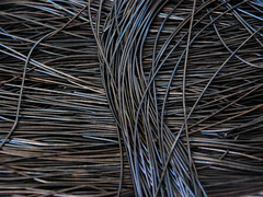 Канитель гладкая графит 1мм