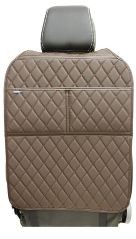 Накидка на спинку сиденья / органайзер (из экокожи) ЛЮКС