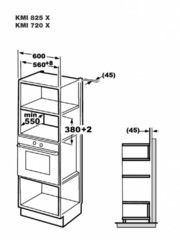 Микроволновая печь Korting KMI 825 XN - схема