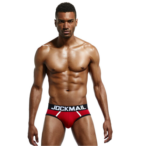 Мужские трусы брифы красные JOCKMAIL JM2048-8