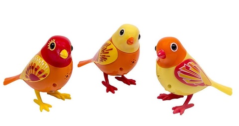 DigiBirds - Orange 3 Pack Set