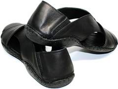 Модные мужские сандали Luciano Bellini 801 Black.