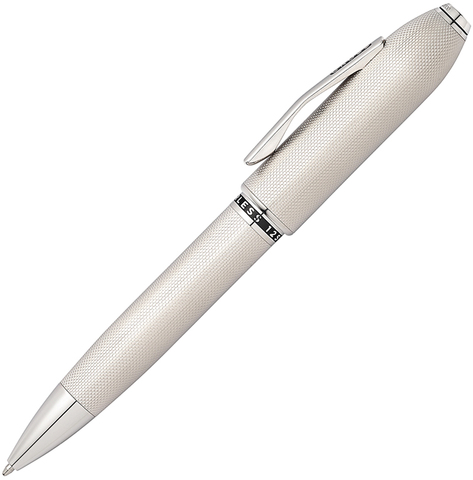 Ручка шариковая Cross Peerless 125. Цвет - матовый платиновый ( AT0702-3 )