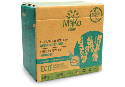 Стиральный порошок MaKo Clean "White", 650г