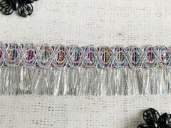 Тесьма люрекс, пр-во Индия, ш. 6 см