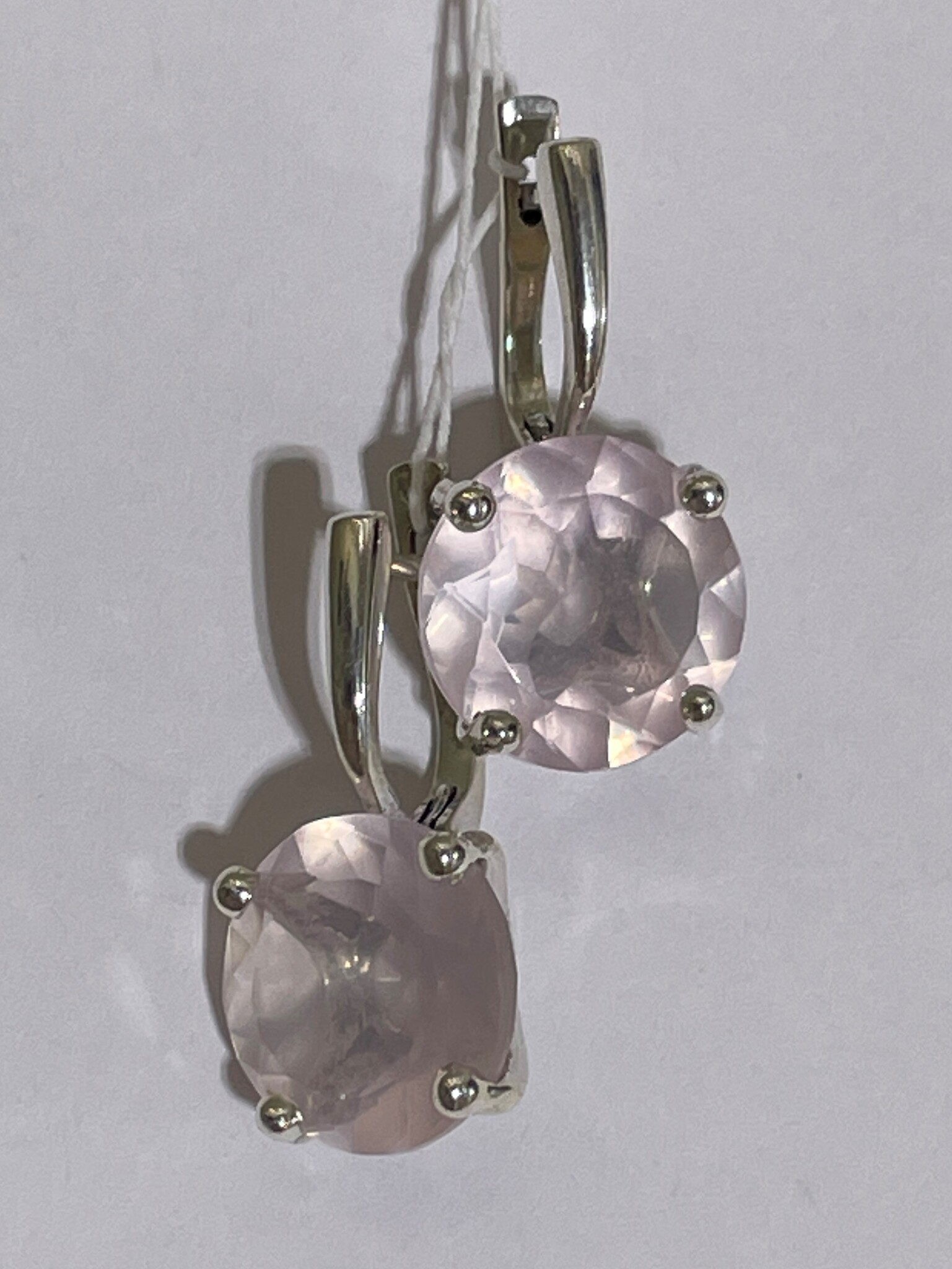 Корона РК (серьги из серебра)