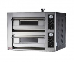 Печь для пиццы электрическая 2-камерная с подом 93*63 см OEM-ALI DB1230LEM