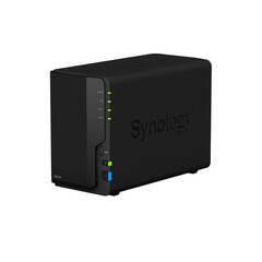 Synology DS218 Сетевое хранилище QC1,4GhzCPU/2GB DDR4/RAID0,1/up to 2hot plug HDDs SATA(3,5'')/2xUSB3.0,1xUSB2.0/1GigEth