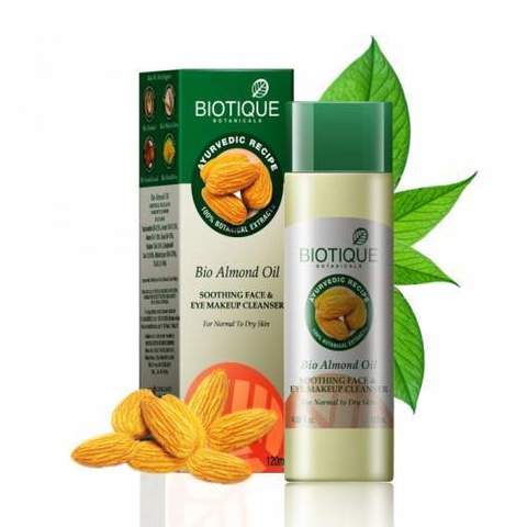 BIOTIQUE  масло для снятия макияжа миндаль, 120 мл