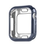 Силиконовый чехол Gloss Case для Apple Watch 42 мм (Серый металлик)