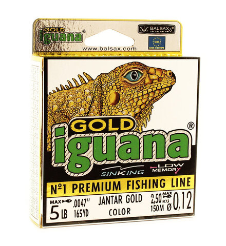 Купить рыболовную леску Balsax Iguana Gold Box 150м 0,12 (2,5кг)