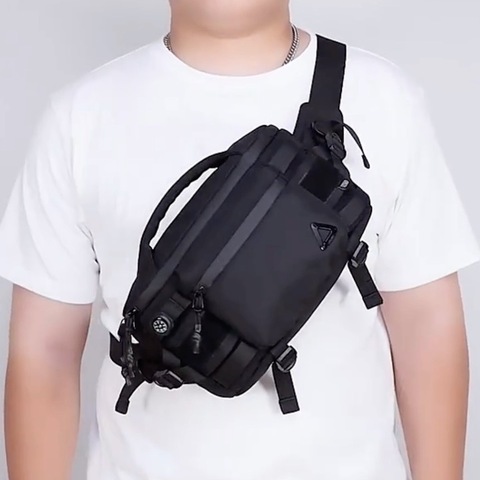 Картинка сумка поясная Ozuko 9778 Black - 22