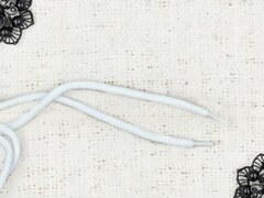 Шнур, ш. 4 мм, L 130 см, белый