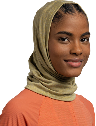 Картинка шарф-труба Buff Merino Midweight Melange Gingko - 3