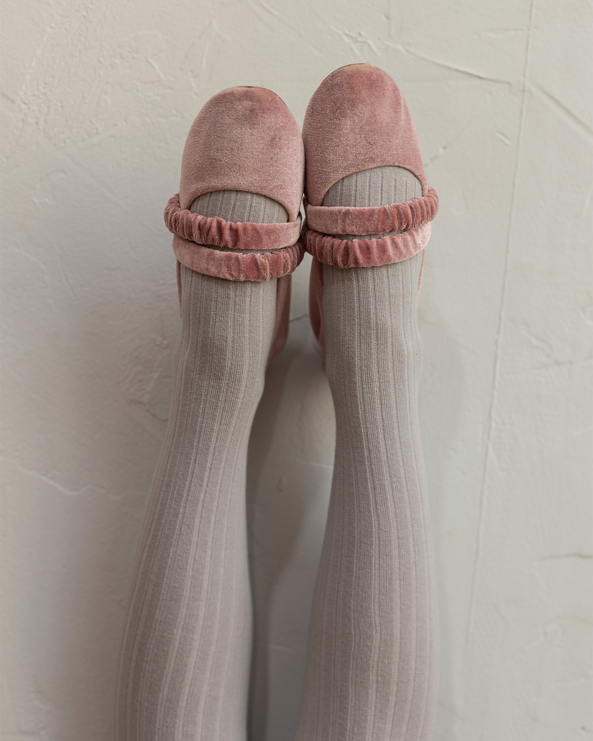 Колготки однотонные в рубчик