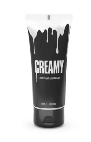 Лубрикант на водно-силиконовой основе Creamy с имитацией спермы, 70 мл