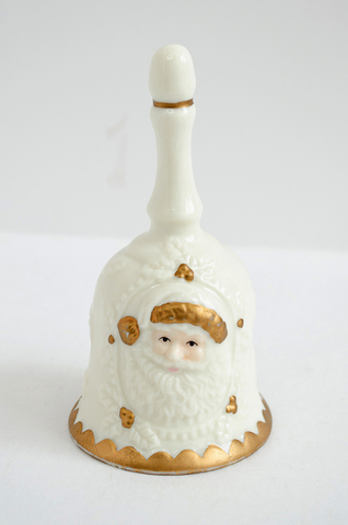 Колкольчик фарфоровый новогодний. 1990-е гг. Арт: 09001