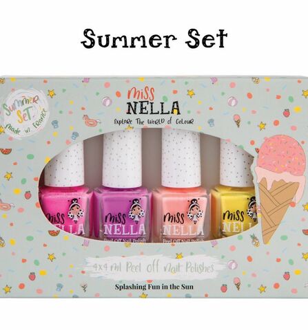 Набор лаков Miss Nella Summer Pack 4шт