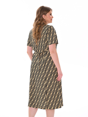 4536 Халат на пуговицах