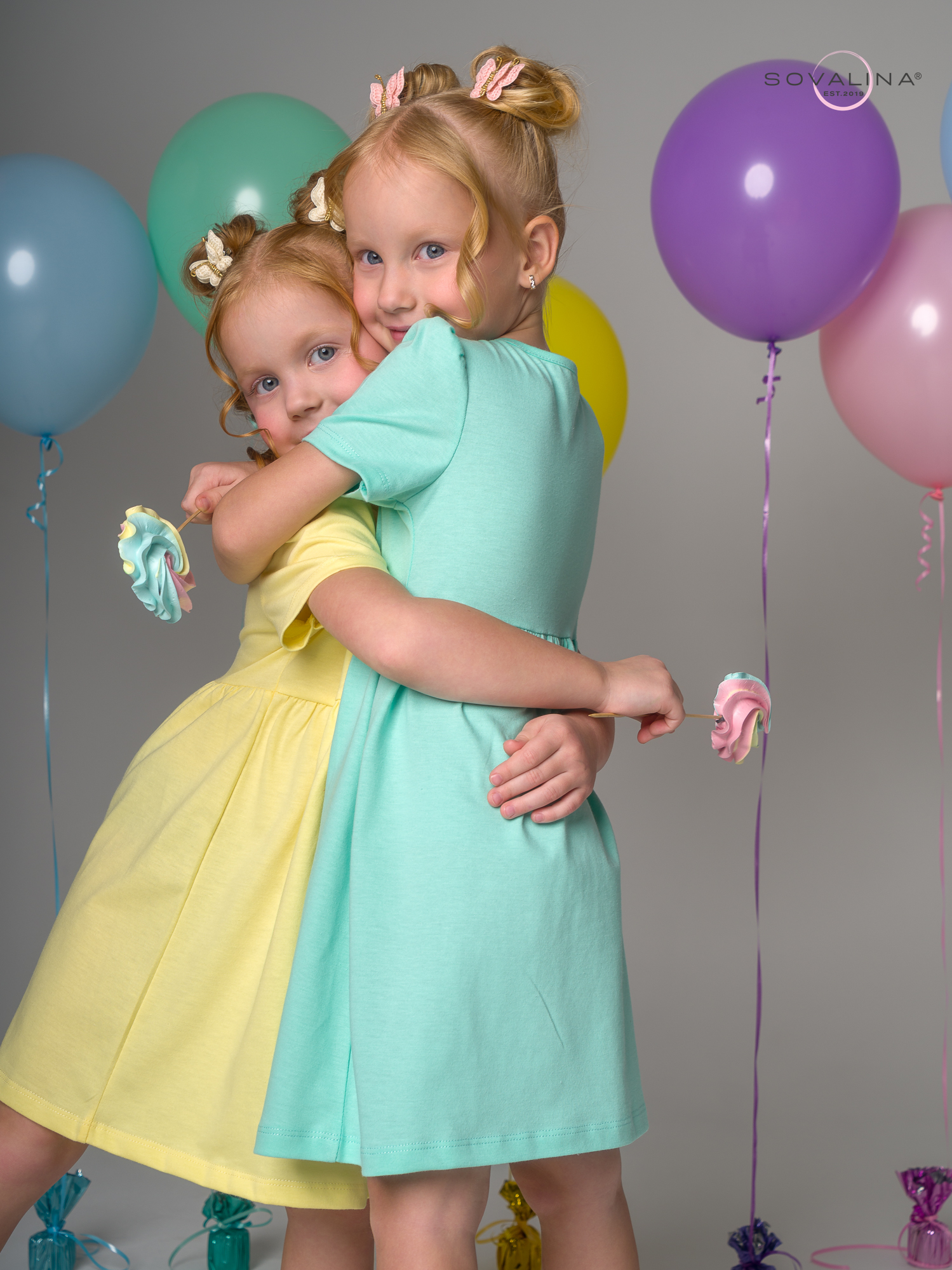 Платье Аленка к/р SG мятный Princess Л