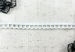 Кружево плетеное, ш. 1 см, белый