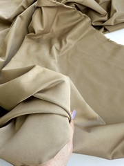 Плащовая смесовая ткань, цвет Кэмел